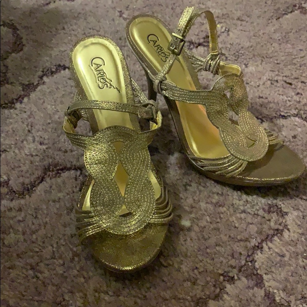 Gold heels